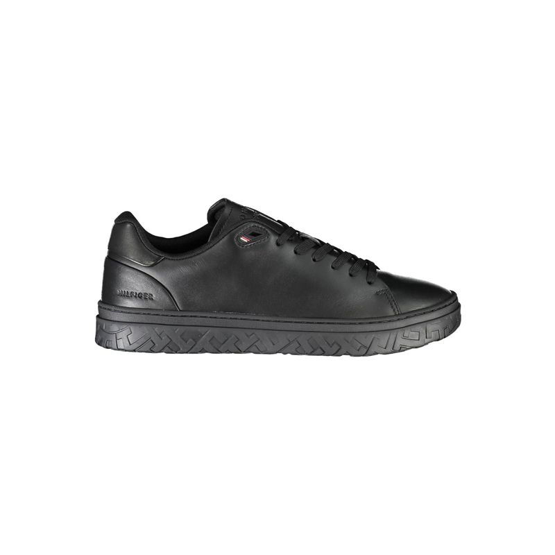 Tommy Hilfiger Black Polyester Men's Sneaker
